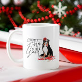 Santa親愛 Define良い犬いけなの水色 コーヒーマグカップ