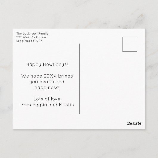 Santa親愛 Define "Good"クリスマスおもしろい写真 ポストカード (裏面)