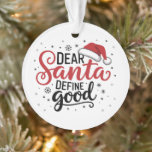 Santa親愛 Define Good Christmas Familyのクリスマスが一致 オーナメント<br><div class="desc">Santa親愛 Define Good Christmas Familyクリスマスマッチング</div>