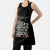 Santa親愛 Define Good Christmas Family Matching エプロン (インサイチュ)