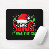Santa親愛 Itは猫にマッチする家族のクリスマだった マウスパッド (マウス)