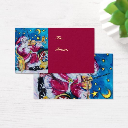 SANTA インスパイア Christmas Night Red Blue (デスク)