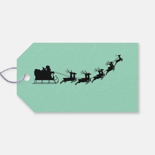 Santa  ギフトタグ (裏面横)