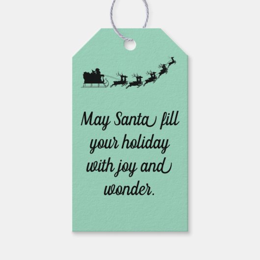 Santa  ギフトタグ (正面)