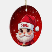 Santa 🎅🎄 セラミックオーナメント (右)