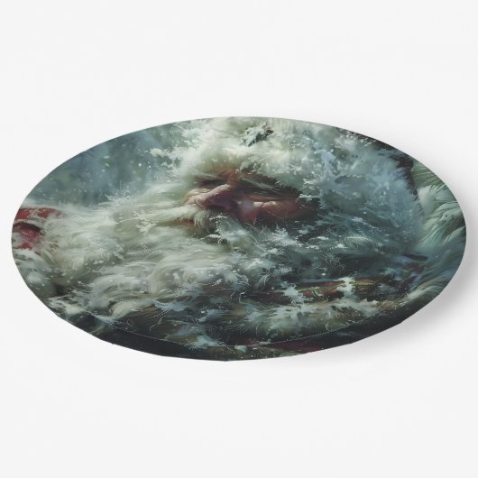 Santa ペーパープレート (アングル)