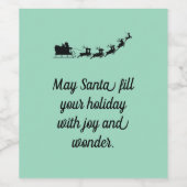 Santa  ワインラベル (シングルラベル)