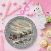 Santa 🎅用Cookie（カスタマイズ可能） ペーパープレート (パーティー)