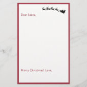 Santa -親愛子供の手紙Santa Unlined (正面)