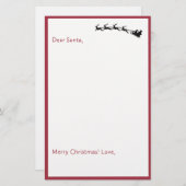 Santa -親愛子供の手紙Santa Unlined (正面/裏面)