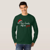 SANTA、親愛良いTシャツを定義 Tシャツ (正面フル)