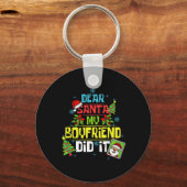 Santa 親愛 My Boyer Itクリスマスガールフレンド値リスト キーホルダー (正面)