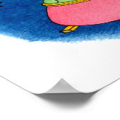 Santa 12x12プリント ポスター (角)