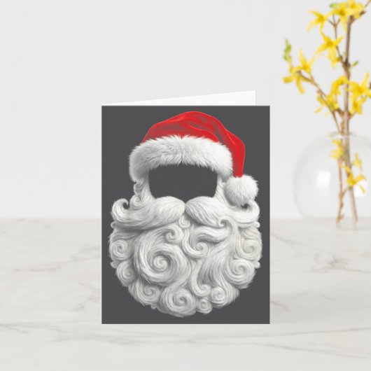 Santa 67 6 7 Six Seven Beard Cool Realistic カード (黄色い花)