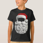 Santa 67 6 7 Six Seven Beard Cool Realistic  Tシャツ (正面)