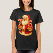Santa 67 Candy Cane Six Seven Santa Claus Funny Ch Tシャツ (正面)