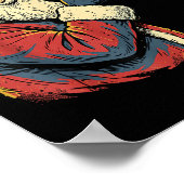 Santa 67 Number Funny Christmas Meme Se  ポスター (角)