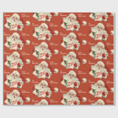 Santa Add Child's Name Christmasから ラッピングペーパー (フラット)