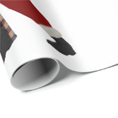 Santa Adjusting a Halo Wrapping Paper ラッピングペーパー (ロールコーナー)