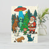 Santa, Aliens & Holiday Poop Christmas Encounter シーズンカード (スタンド正面)