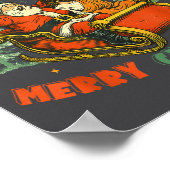 Santa &amp; Jesus Back In Town Merry Christmas, Ho ポスター (角)