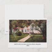 Santa Ana CA, Home of Helena Modjeska old postgage シーズンポストカード (正面/裏面)