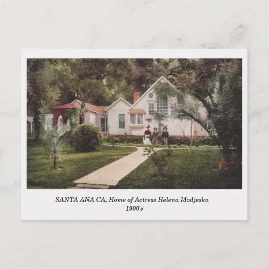 Santa Ana CA, Home of Helena Modjeska old postgage シーズンポストカード (正面)