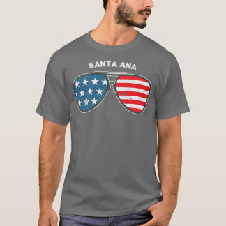 Santa Ana California CA US Cities America 4th of J Tシャツ
