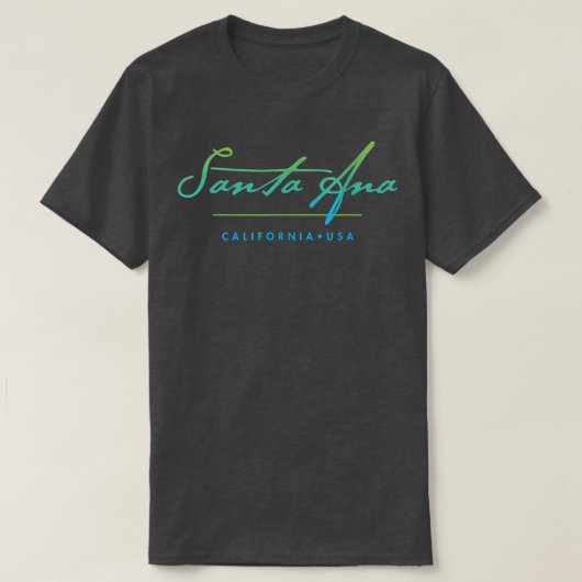 Santa Ana California Tシャツ (デザイン正面)