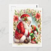 Santa And Elf 6 ポストカード (正面/裏面)