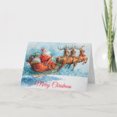 Santa and his Sleigh シーズンカード (正面)