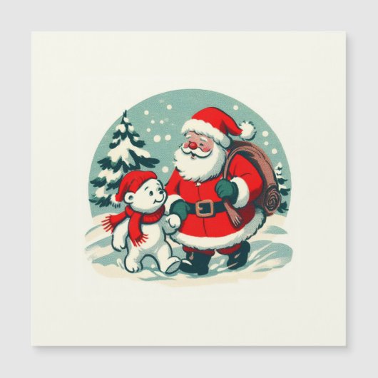Santa and little polar bear (正面)