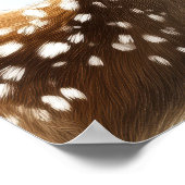 Santa and Reindeer Christmas Wall Art ポスター (角)