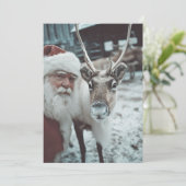 Santa and Reindeer Winter Enchantment シーズンカード (スタンド正面)