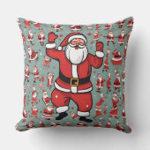 Santa and Reindeers クッション (正面)