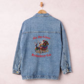  Santa and Sleigh Reindeer Denim Jacket デニムジャケット (ハンガー)