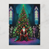 Santa and the Dancing Skeletons ポストカード (正面)