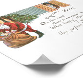 Santa and the little boy who should be asleep ポスター (角)