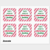 Santa Approved Christmas Cookies Stickers  スクエアシール (シート)