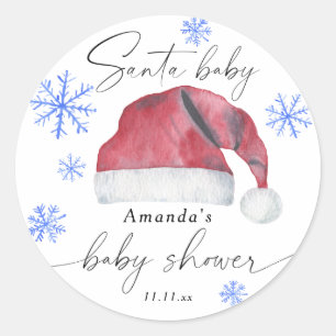 Santa Baby - ベビーシャワー  ラウンドシール