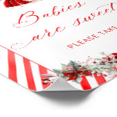 Santa Baby Baby Clothes Babies are Sweet ポスター (角)