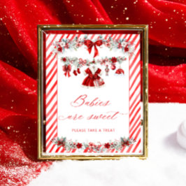 Santa Baby Baby Clothes Babies are Sweet ポスター