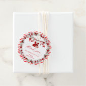 Santa Baby Baby Clothes Baby Shower Thank You フェイバータグ (インサイチュ)