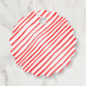 Santa Baby Baby Clothes Baby Shower Thank You フェイバータグ (裏面)