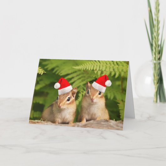 Santa Baby Chipmunks Card シーズンカード (正面)
