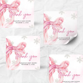 Santa Baby Christmas Baby Shower スクエアシール