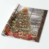 Santa Baby Christmas Baby Shower ラッピングペーパー (アンロールド)