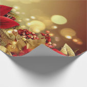 Santa Baby Christmas Baby Shower ラッピングペーパー (角)