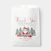 Santa Baby Christmas Baby Shower Gender Neutral フェイバーバッグ (正面)