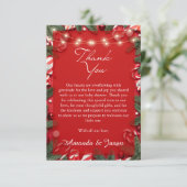 Santa Baby Christmas Baby Shower Thank You Card サンキューカード (スタンド正面)